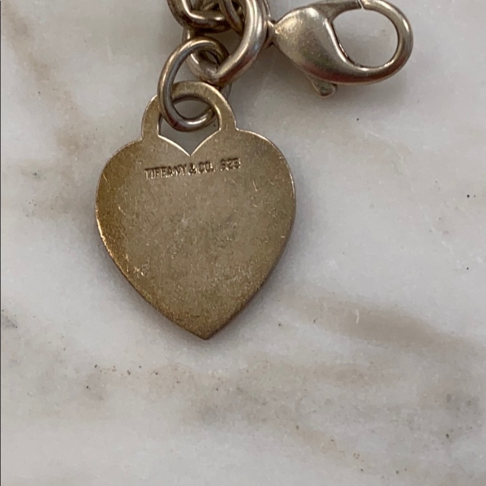 Tiffany silver heart bracelet